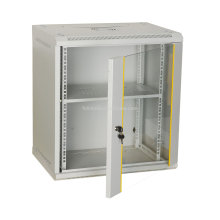6U Wall Mounted Network Cabinet with glass door and lock
Wall mounted network cabinets with lock